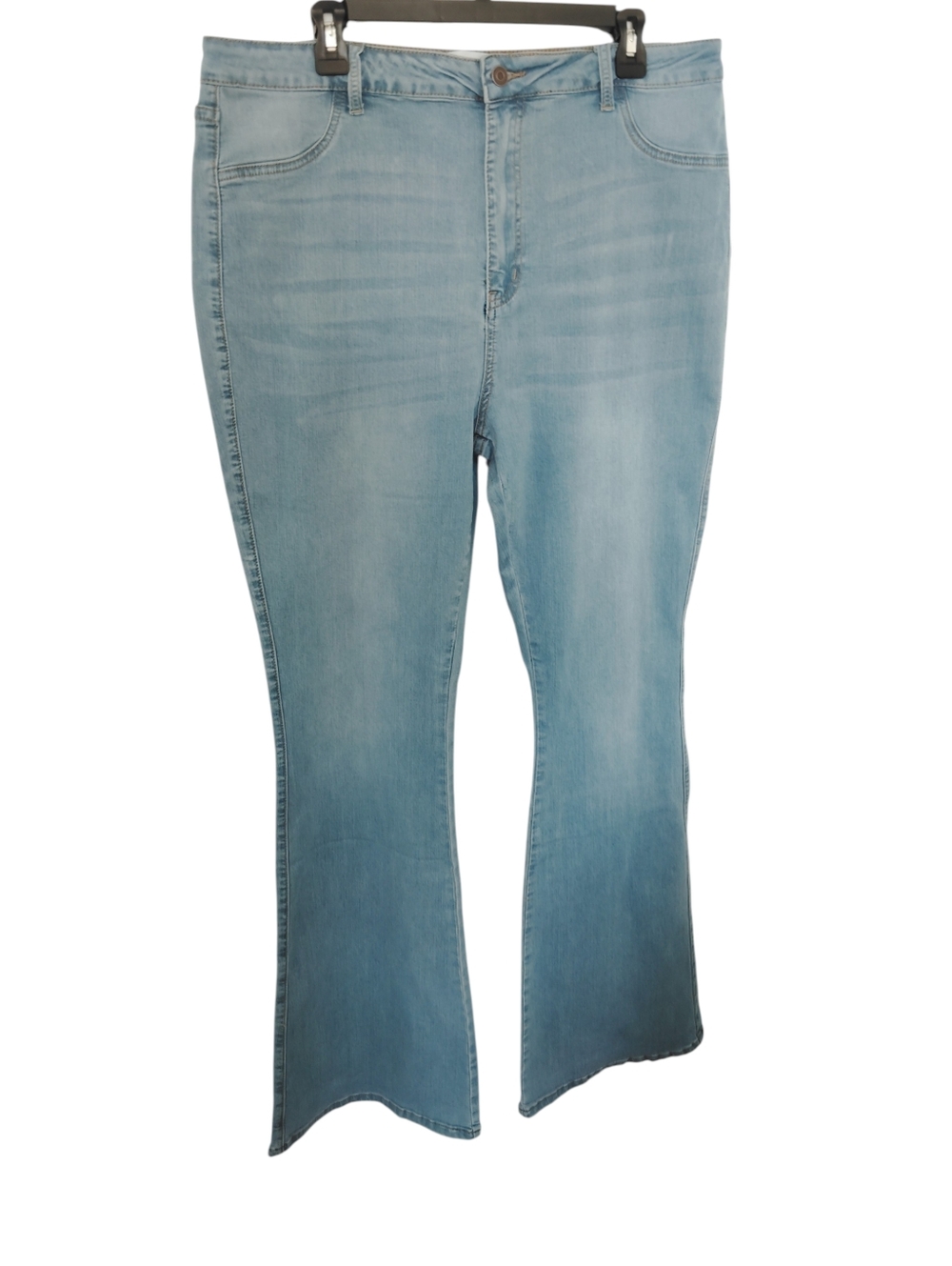 Fashion Nova Light Blue Flare Jeans Sz‎ 20 NWT